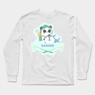 Ranger Kawaii Panda Long Sleeve T-Shirt